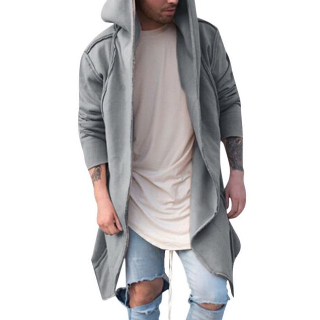 Mens Casual Cardigan Hooded Long Cloak Cape Coat Loose Jacket Mens Hoodies Sweatshirt Hooded Jackets
Mens Casual Cardigan Hooded Long Cloak Cape Coat Loose Jacket Mens Hoodies Sweatshirt Hooded Jackets