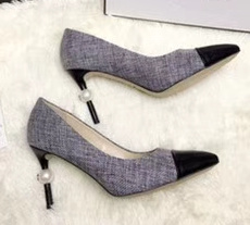 Hot Sale-Luxury Designer Women Tweed Pumps Pearl Stiletto High Heels Slippers Classic Womens Bridal Wedding Shoes Chaussures, As picture
Hot Sale-Luxury Designer Women Tweed Pumps Pearl Stiletto High Heels Slippers Classic Womens Bridal Wedding Shoes Chaussures, As picture