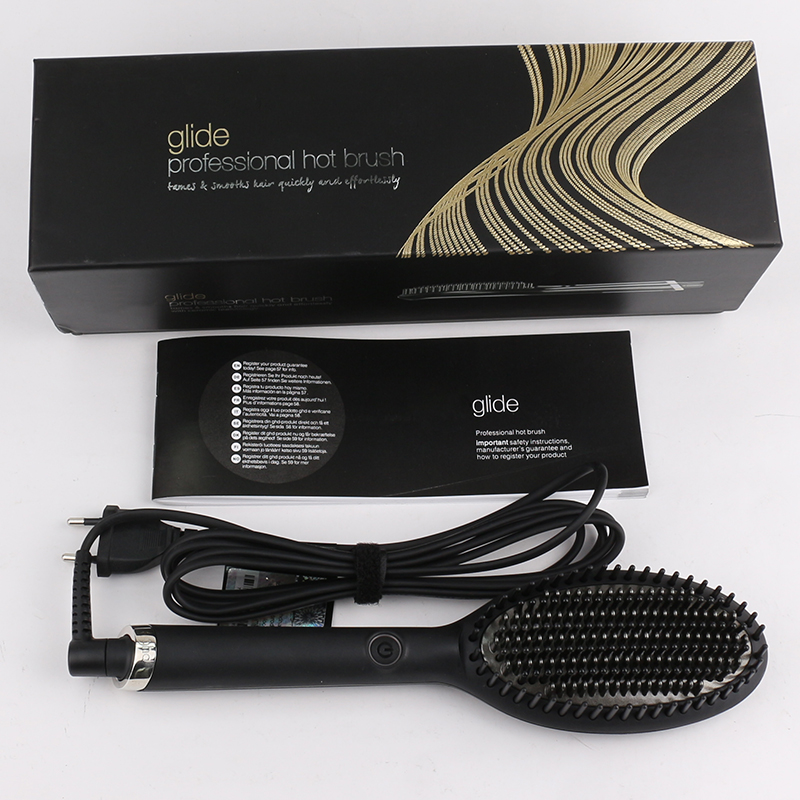 Glide hot Hair Dryer Brush and Volumizer Blow straightener and curler salon Electric Hot Air Curling Iron comb
Glide hot Hair Dryer Brush and Volumizer Blow straightener and curler salon Electric Hot Air Curling Iron comb