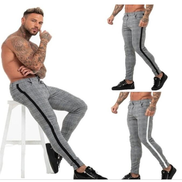 Mens Fashion Plaid Pants Men Streetwear Hip Hop Pants Skinny Chinos Trousers Slim Fit Casual Pants Joggers Camouflage Army Fitness Gyms Skin, White
Mens Fashion Plaid Pants Men Streetwear Hip Hop Pants Skinny Chinos Trousers Slim Fit Casual Pants Joggers Camouflage Army Fitness Gyms Skin, White
