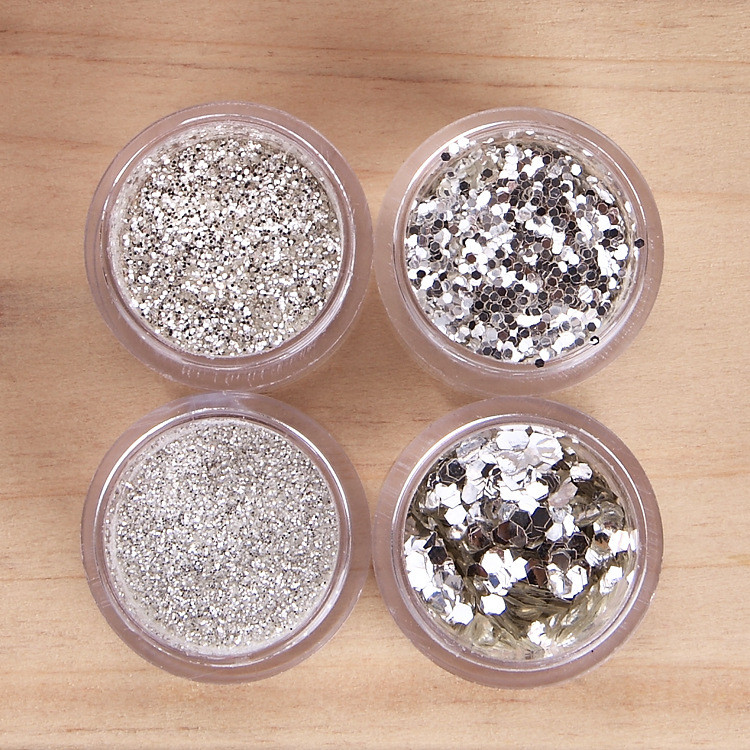 10 Ml / Box Nail Art Glitter Tips White Silver 1mm & 2mm & 3mm Mixed Accessories Laser Glitter Sequinss Decoration Tips Nail
10 Ml / Box Nail Art Glitter Tips White Silver 1mm & 2mm & 3mm Mixed Accessories Laser Glitter Sequinss Decoration Tips Nail