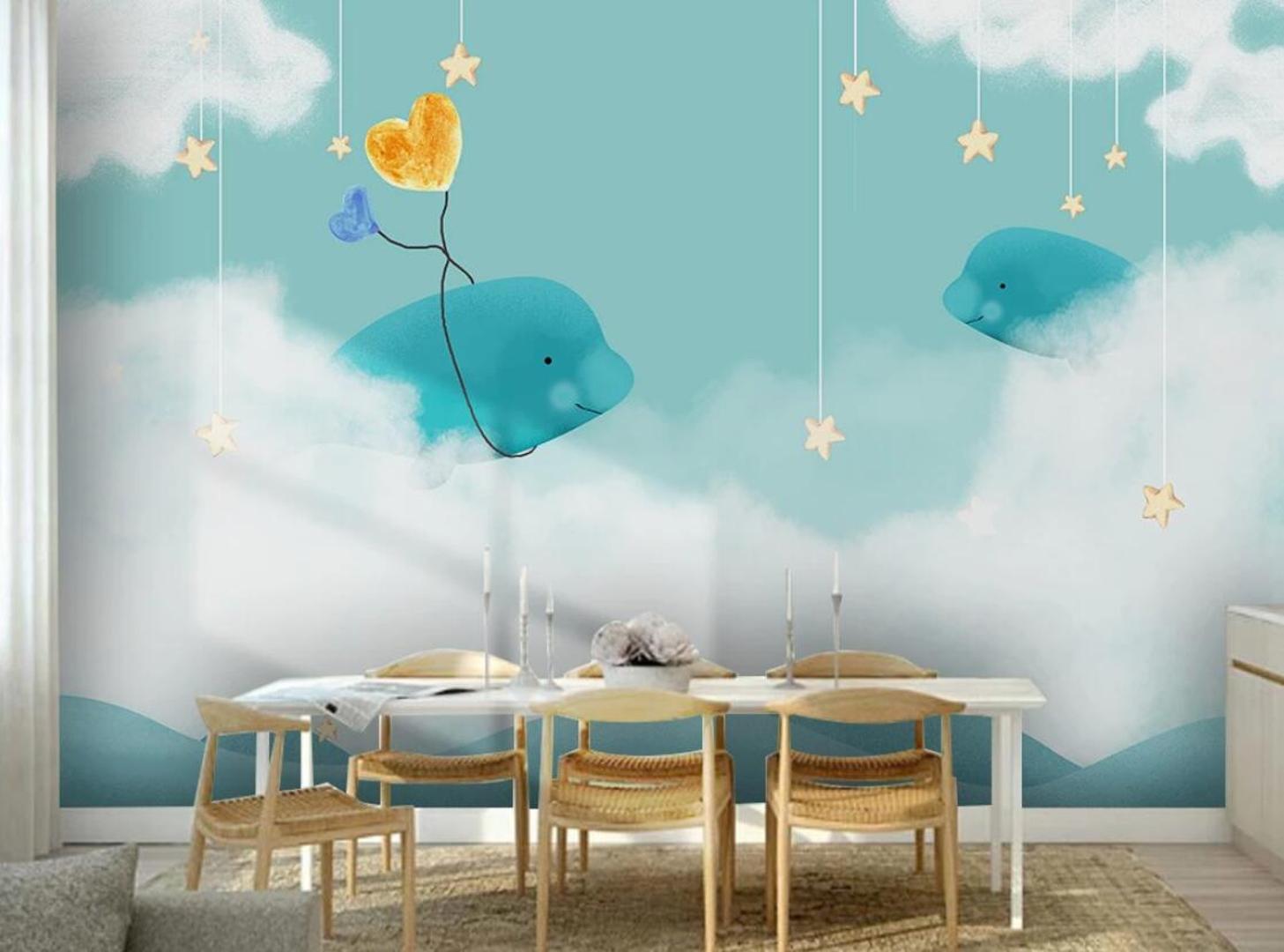 Carton Whale Girls Bedroom Mural Wallper Contact Paper Papel De Parede Children Room 3d Photo Wallpaper Wall Decor Custom, As pic
Carton Whale Girls Bedroom Mural Wallper Contact Paper Papel De Parede Children Room 3d Photo Wallpaper Wall Decor Custom, As pic