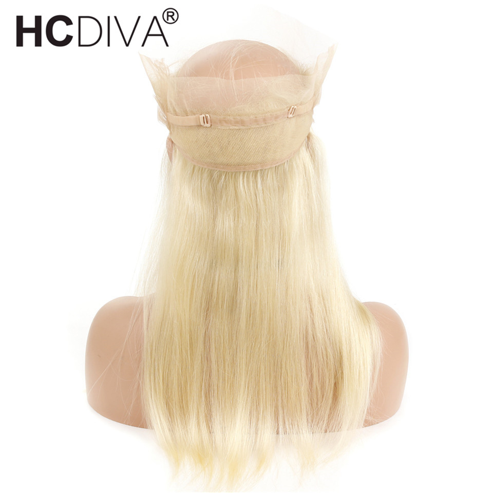 Pre-plucked 360 Lace Frontal Closure With Baby Hair Peruvian Remy Straight Human Hair 613 Blonde Color 10-20 inch Transparent Lace Frontal
Pre-plucked 360 Lace Frontal Closure With Baby Hair Peruvian Remy Straight Human Hair 613 Blonde Color 10-20 inch Transparent Lace Frontal