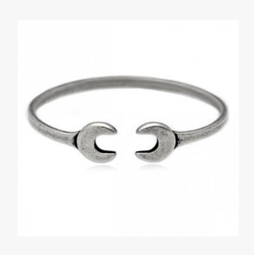 Fashion- jewelry bracelets for men titanium steel bracelets double-ended spanner cuff hot fashion free of shipping