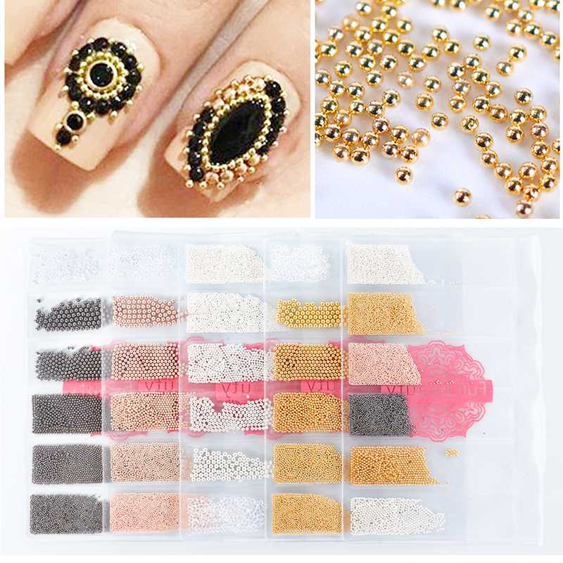1 Pack Mini Steel Caviar Metal Micro Beads Nail Studs Gold Grey Small Stainless Mix Size Manicure 3D Nail Decoration Charm TR705
1 Pack Mini Steel Caviar Metal Micro Beads Nail Studs Gold Grey Small Stainless Mix Size Manicure 3D Nail Decoration Charm TR705