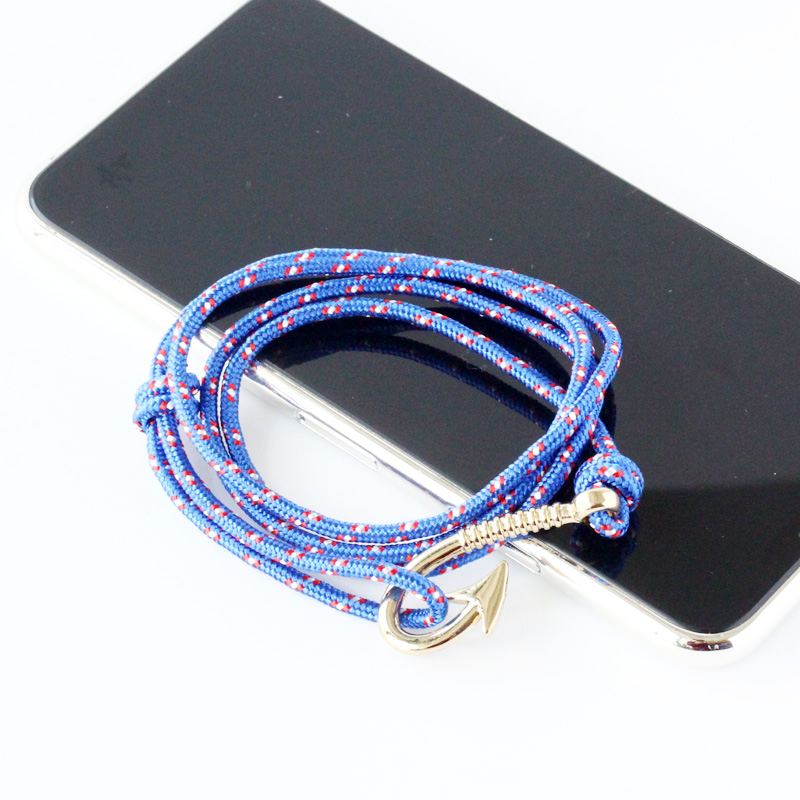 10pcs QingGear Handmade Paracord Adjustable Fish Hook Bracelet With Fish Hook Pendant Tactical Parachute Rope Bracelet Outdoor Gad