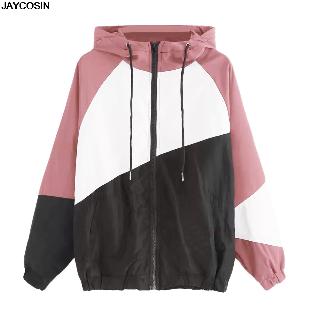 JAYCOSIN 2019 New arrive Women Long Sleeve Patchwork Thin Skinsuits Hooded Zipper Casual Sport Coat hot sale 9801, Beige
JAYCOSIN 2019 New arrive Women Long Sleeve Patchwork Thin Skinsuits Hooded Zipper Casual Sport Coat hot sale 9801, Beige