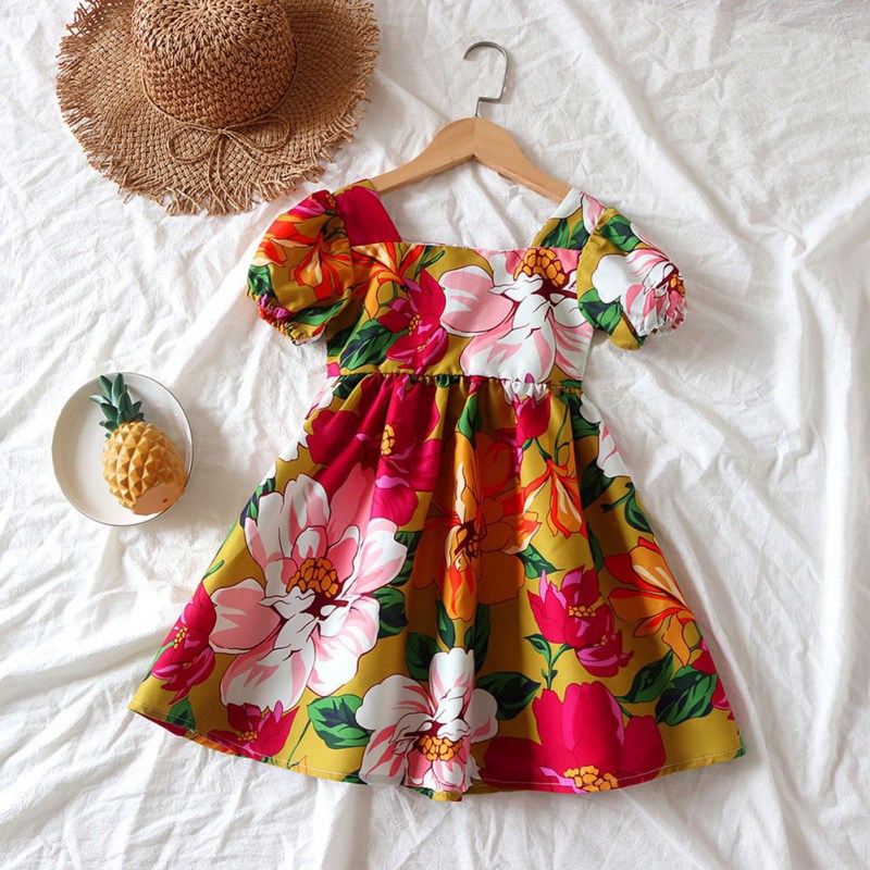2020 Fashion Baby Girl Dress Floral Print Summer Dress Toddler Kids Princess Sweet Short Sleeve Beach, Red
2020 Fashion Baby Girl Dress Floral Print Summer Dress Toddler Kids Princess Sweet Short Sleeve Beach, Red