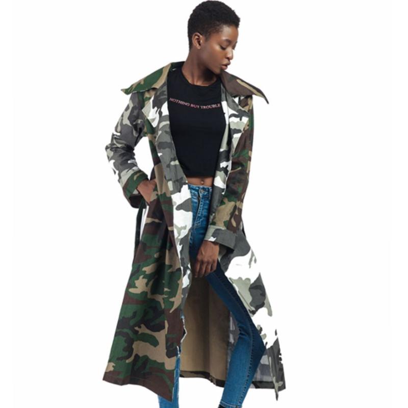 Ladies Fashion Lapel Colorblock Camouflage Lace Long Sleeve Long Ladies Windbreaker Jacket Women, Sky blue
Ladies Fashion Lapel Colorblock Camouflage Lace Long Sleeve Long Ladies Windbreaker Jacket Women, Sky blue