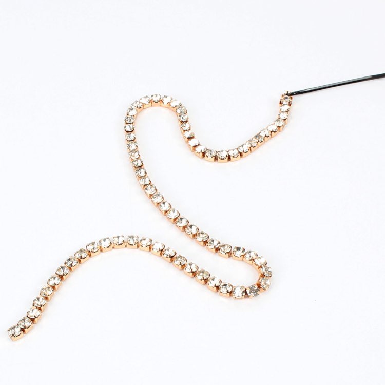 Fashion Wig Extension Chain Women Claw Jewelry Head Link BB Hair Clip 7 Colors