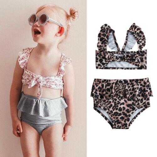 Infant Baby Kids Cute Leopard/Floral High Waist Ruffle Knot Bikinis Set Swimsuit Beachwear Bathing Suit
Infant Baby Kids Cute Leopard/Floral High Waist Ruffle Knot Bikinis Set Swimsuit Beachwear Bathing Suit