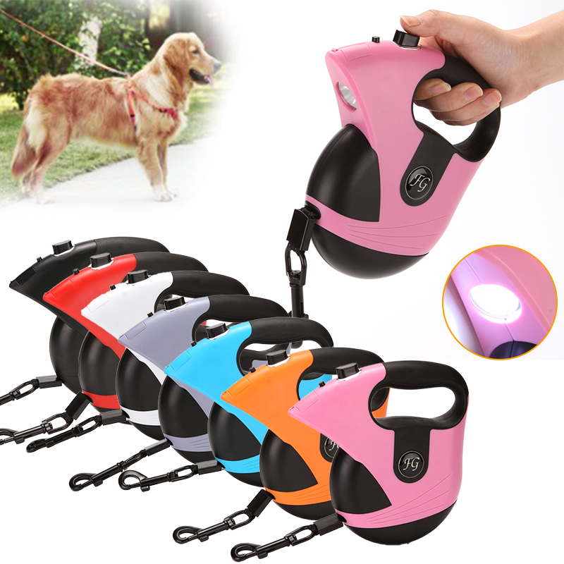 Hot 5M Retractable Nylon Leashes Automatic Extending Pet Dog Leash With LED Light Outdoor Pet Puppy Walking Traction Rope
Hot 5M Retractable Nylon Leashes Automatic Extending Pet Dog Leash With LED Light Outdoor Pet Puppy Walking Traction Rope