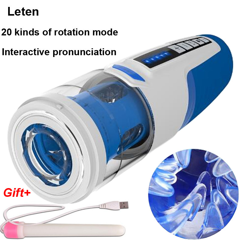 20 Telescopic Rotation Masturbation Cup Pocket Sex Vagina Real Pussy Pump Vibrator For Men Male Masturbator For Man Sexe Homme Y191010