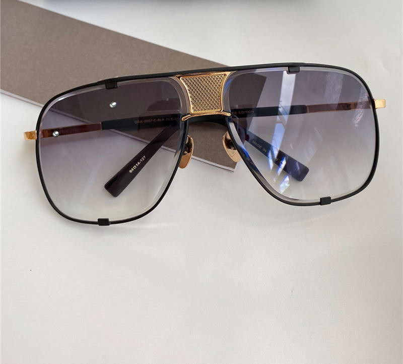 Square Sunglasses 2087 Gold Black Grey Gradient Lens 64mm gafas de sol unisex Sunglasses Oversize SunGlasses with Box
Square Sunglasses 2087 Gold Black Grey Gradient Lens 64mm gafas de sol unisex Sunglasses Oversize SunGlasses with Box