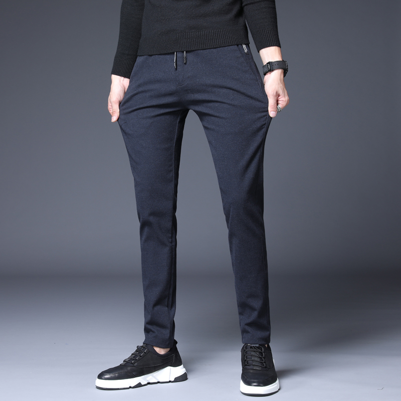 HCXY brand mens casual bussiness pants Spring and autumn straight trouswers for men sanding long slim feet pants male, Black
HCXY brand mens casual bussiness pants Spring and autumn straight trouswers for men sanding long slim feet pants male, Black