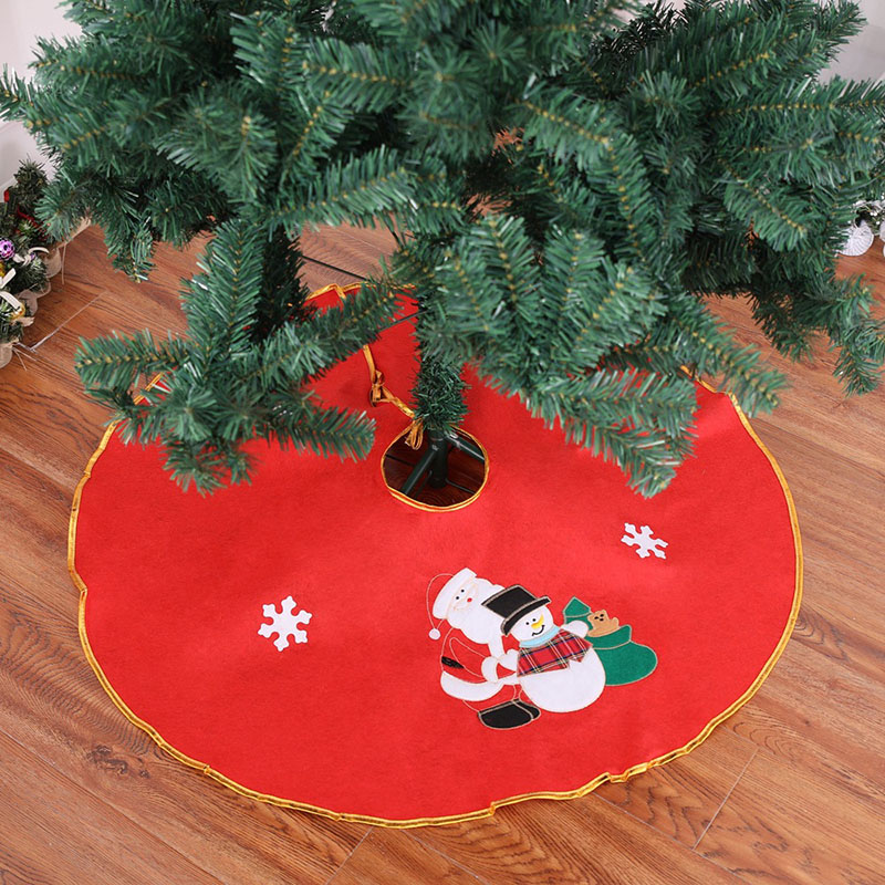 90cm Red Embroidery Christmas Trees Skirt Xmas Chrismas Winter Decoration 2018 for Home for Tree Alfombra Para Arbol De Navidad
90cm Red Embroidery Christmas Trees Skirt Xmas Chrismas Winter Decoration 2018 for Home for Tree Alfombra Para Arbol De Navidad