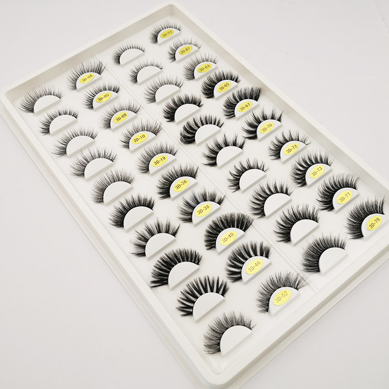 20 Pairs Multipack 3D Soft Mink Hair False Eyelashes Handmade Wispy Fluffy Long Lashes Natural Eye Makeup Tools 20 Pairs Lashes Book
20 Pairs Multipack 3D Soft Mink Hair False Eyelashes Handmade Wispy Fluffy Long Lashes Natural Eye Makeup Tools 20 Pairs Lashes Book