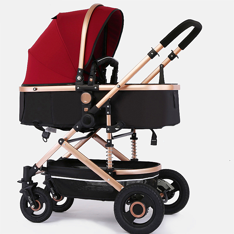 Light weight travel Baby stroller 7pcs gifts portable can sit and lying folding baby high landscape stroller
Light weight travel Baby stroller 7pcs gifts portable can sit and lying folding baby high landscape stroller