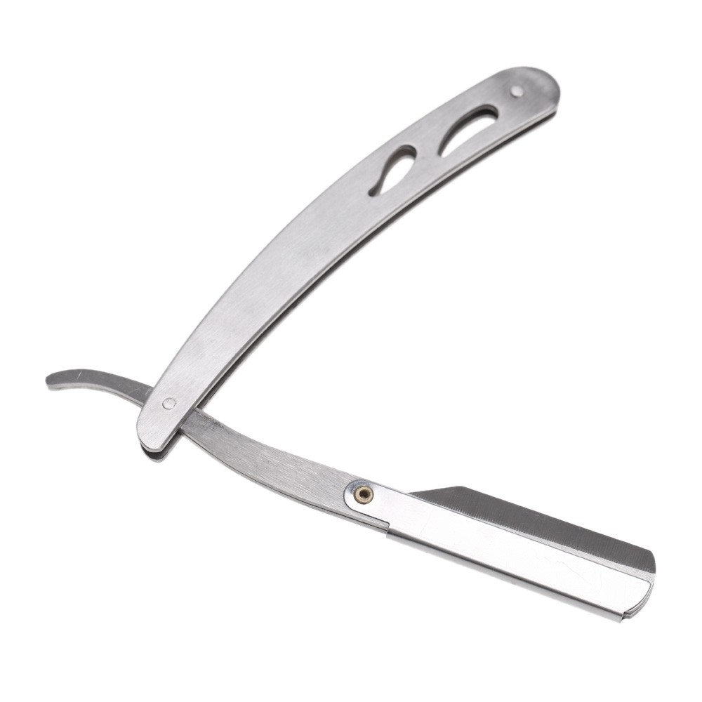 Men's Manual Shaver Safety Barber Razors Edge Stainless Steel Folding Hair Beard Moustache Shaving Knife