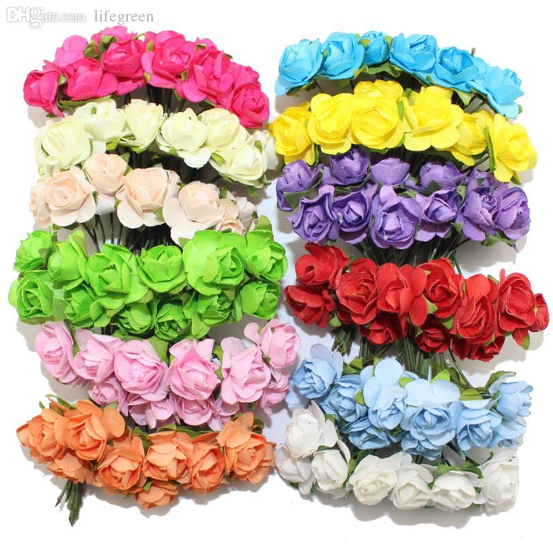 Wholesale-Sale!!! 1-1.5cm head Multicolor Mulberry Paper Flower Bouquet/wire stem/ Scrapbooking artificial rose flowers(144pcs/lot)
Wholesale-Sale!!! 1-1.5cm head Multicolor Mulberry Paper Flower Bouquet/wire stem/ Scrapbooking artificial rose flowers(144pcs/lot)