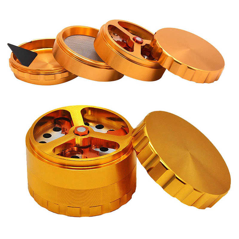 New Luxury Dry Herb/ Tobacco Grinder with Cutting Blades, 63mm/2.5 Inch Patented Aluminum DIY Crusher grinder Smoking accessory
New Luxury Dry Herb/ Tobacco Grinder with Cutting Blades, 63mm/2.5 Inch Patented Aluminum DIY Crusher grinder Smoking accessory
