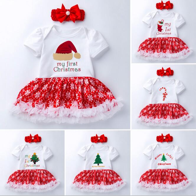 Baby Girs Christmas clothing Romper sets Kids Short Sleeve Christmas Hat Caluse Deer Tree print Romper Dress + Pearl Headband 0-24 Months, 1 set= romper dress + headband
Baby Girs Christmas clothing Romper sets Kids Short Sleeve Christmas Hat Caluse Deer Tree print Romper Dress + Pearl Headband 0-24 Months, 1 set= romper dress + headband