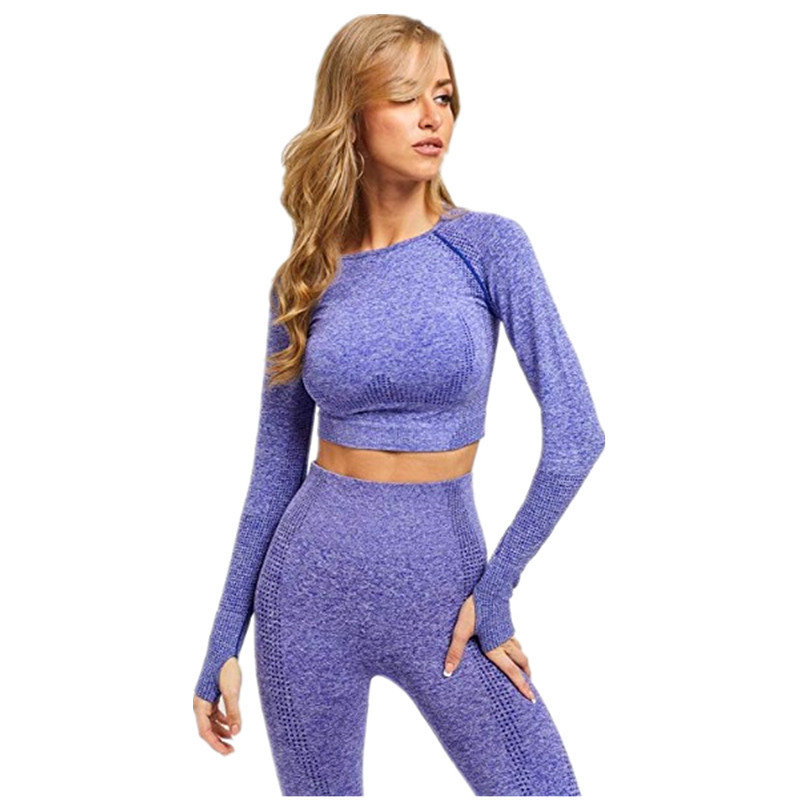 Women Seamless Yoga Set Long Sleeve Tracksuit Gym Clothing Fitness Leggings+Cropped Shirts Sport Suit Women Active Wear, Black
Women Seamless Yoga Set Long Sleeve Tracksuit Gym Clothing Fitness Leggings+Cropped Shirts Sport Suit Women Active Wear, Black