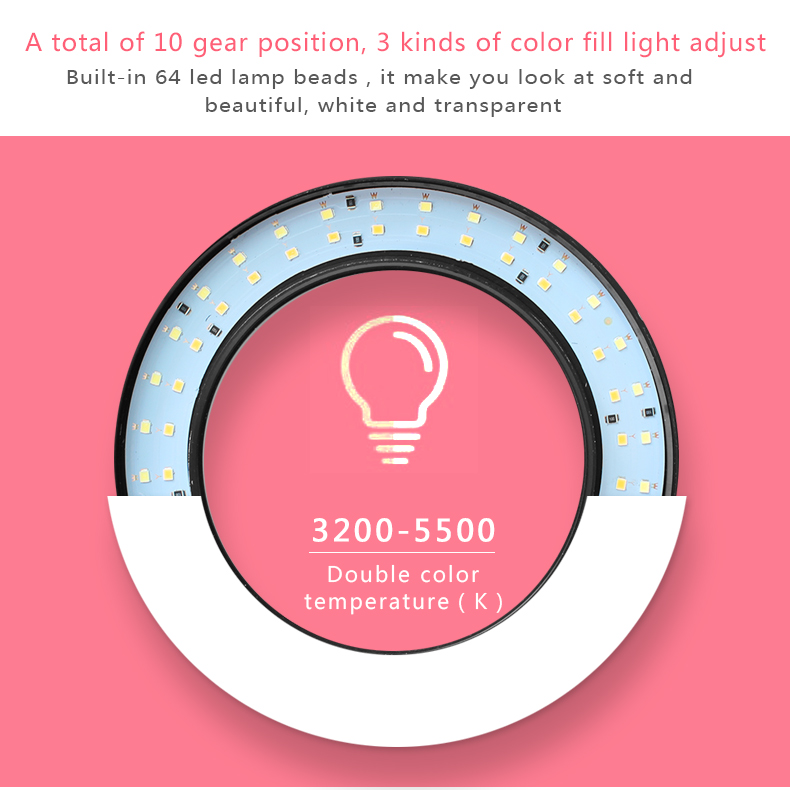 57039039 60390398039039903903910039039inch Ring Lamp Light Selfie Pography Lighting Dimmable LED
