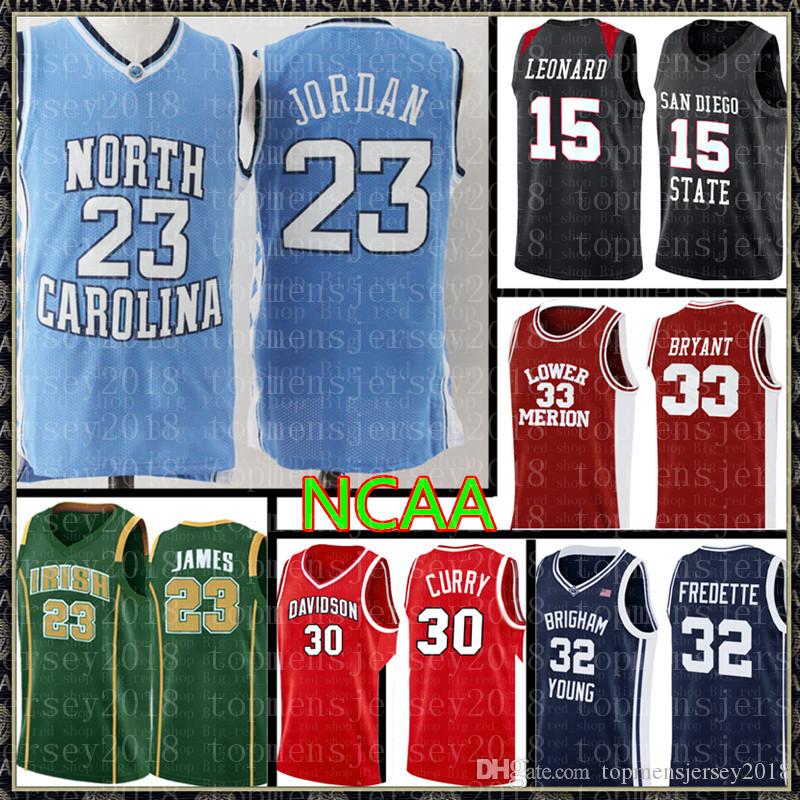 NCAA MJ 23 Jersey University 13 Harden 33 Brid Kawhi 15 Leonard Basketball