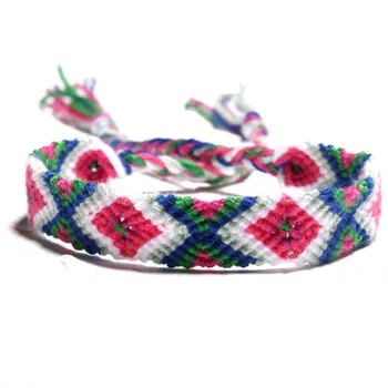 14 Colors Colorful Braided Charm Bracelets Handmade Weave Infinity Bracelet Lucky Friendship Hand Strap Nepalese National Style 20PCS/LOT