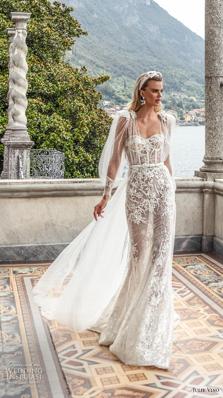 Graceful Mermaid Lace Wedding Dresses Sequined Strapless Neck Appliqued Bridal Gowns Plus Size Sweep Train robes de mariée