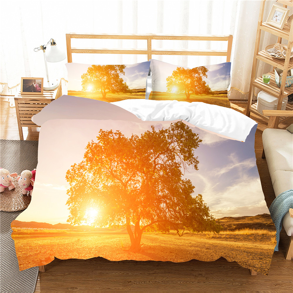 3D Bed Cover Set Home Textiles Bedroom Clothes Sunrise Scenery Pattern with PIllowcase Bed Linen Coverlet King Double Size
3D Bed Cover Set Home Textiles Bedroom Clothes Sunrise Scenery Pattern with PIllowcase Bed Linen Coverlet King Double Size