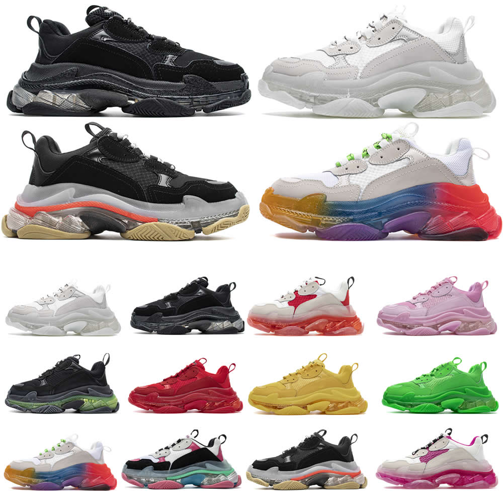 2020 Clear Soles Old Dad Triple S Platform Sneakers Men Women Crystal Bottom Paris Triple Black Cream Yellow Red Combination Casual Shoes, 6 36-45
2020 Clear Soles Old Dad Triple S Platform Sneakers Men Women Crystal Bottom Paris Triple Black Cream Yellow Red Combination Casual Shoes, 6 36-45