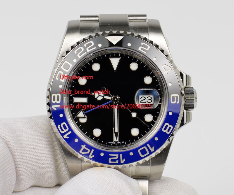 High Quality Asia 2813 Mechanical Movement Watch Blue Luminescent 40mm GMT Ceramic Bezel 116710 116710blnr Automatic Mens Watches
High Quality Asia 2813 Mechanical Movement Watch Blue Luminescent 40mm GMT Ceramic Bezel 116710 116710blnr Automatic Mens Watches