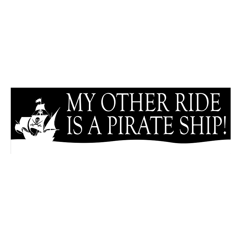 15*10cm My Other Ride Is A Pirate Ship Bumper Sticker Vinyl Decal Handsome And Cool Stickers Car Sticker, Color
15*10cm My Other Ride Is A Pirate Ship Bumper Sticker Vinyl Decal Handsome And Cool Stickers Car Sticker, Color