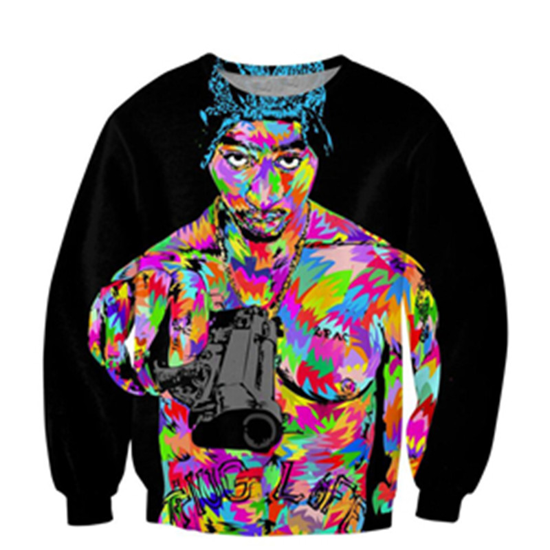 New Fashion Singer Rapper Tupac 2pac Sweatshirt Men Women 3D Print 3D Funny Long Sleeve Tracksuit Pullover Outerwear Casual Tops W89, Multi
New Fashion Singer Rapper Tupac 2pac Sweatshirt Men Women 3D Print 3D Funny Long Sleeve Tracksuit Pullover Outerwear Casual Tops W89, Multi