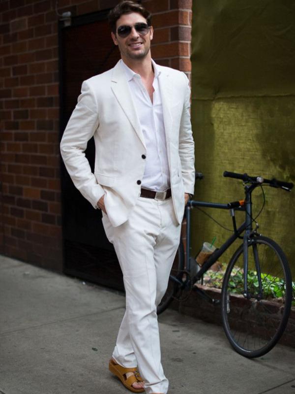 ANNIEBRITNEY White 2 Piece Slim Men Business Suit Tailor Made Groom Wedding Tuxedo 2 Piece Prom Wedding Business Men Suit Set, Ivory
ANNIEBRITNEY White 2 Piece Slim Men Business Suit Tailor Made Groom Wedding Tuxedo 2 Piece Prom Wedding Business Men Suit Set, Ivory