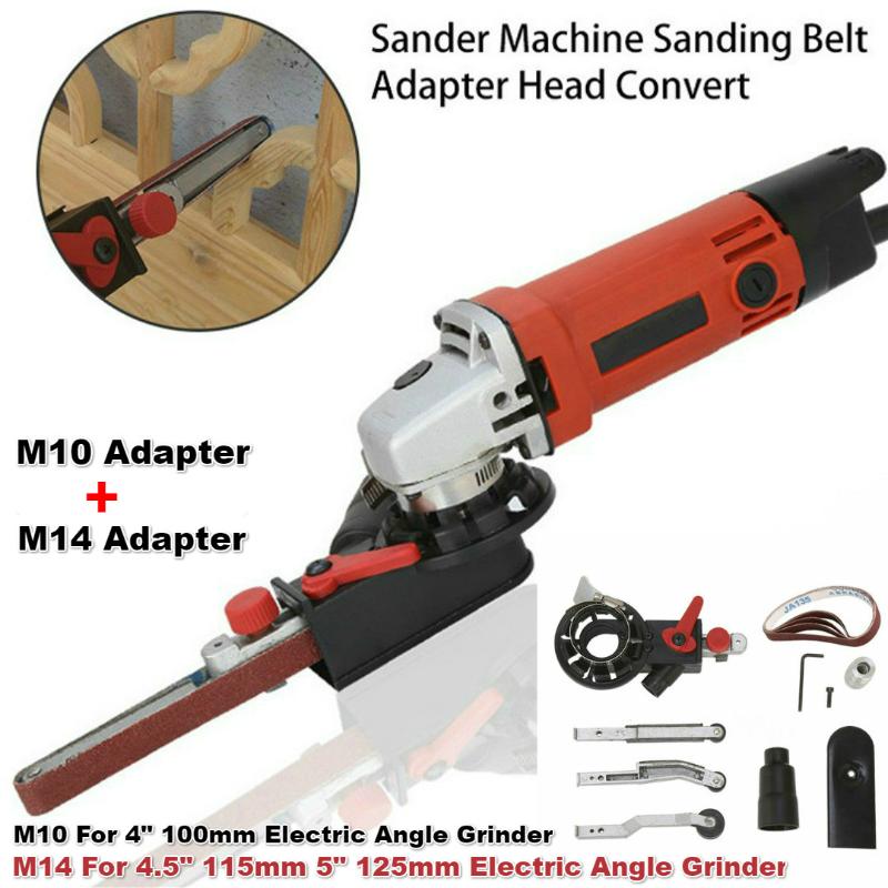 M10 / M14 DIY Grinder Abrasive Belt Head Engraving Machine Sharpener Adapter Tool for 4 "-5" Electric Angle Grinder Grinding
M10 / M14 DIY Grinder Abrasive Belt Head Engraving Machine Sharpener Adapter Tool for 4 "-5" Electric Angle Grinder Grinding