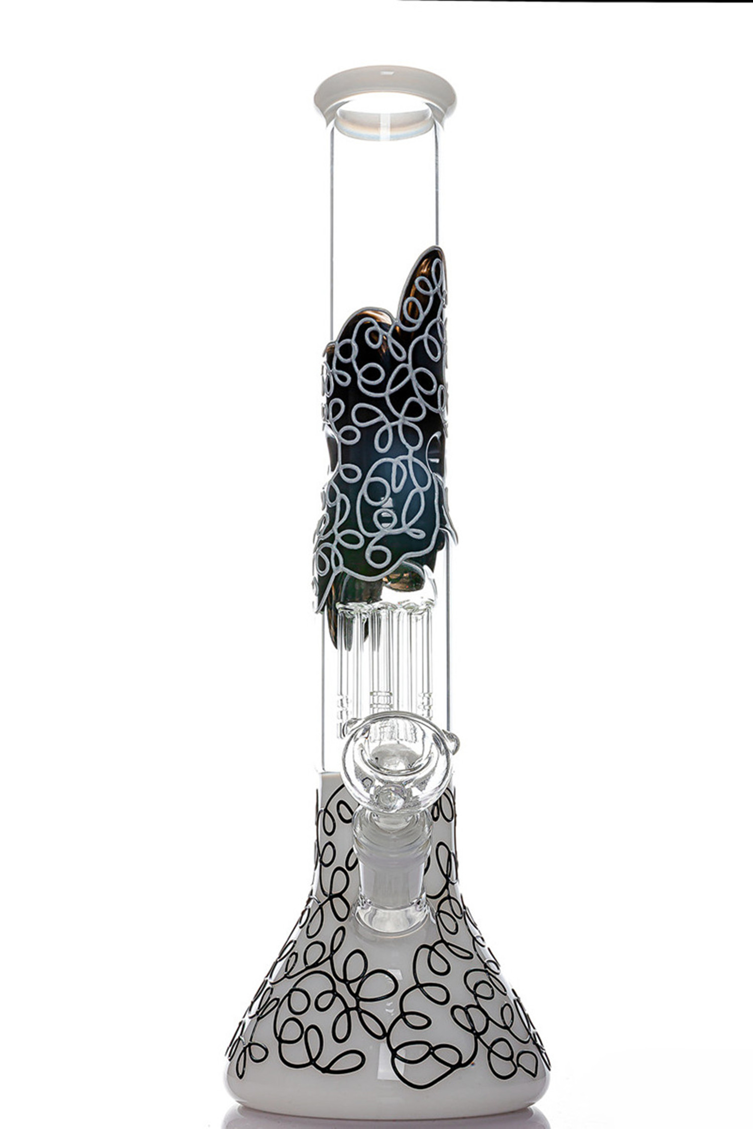 14 Inch 6 arms percolator beaker glass bong dab rigs hookah water pipes bubbler with removable bowl and downstem
14 Inch 6 arms percolator beaker glass bong dab rigs hookah water pipes bubbler with removable bowl and downstem