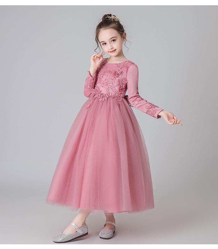 New Princess Lace Dress 2020 Kids Long-sleeved Flower Embroidery Dress For Girls Pageant Formal Ball Gown kids Costume, Photo color
New Princess Lace Dress 2020 Kids Long-sleeved Flower Embroidery Dress For Girls Pageant Formal Ball Gown kids Costume, Photo color