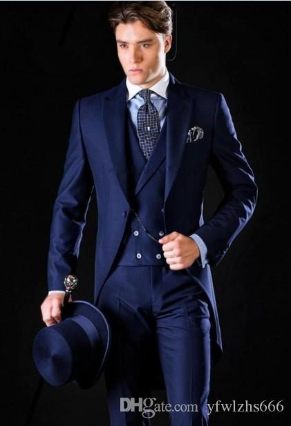 Navy Blue Wedding Tuxedos Slim Fit Suits For Men Groomsmen Suit Three Pieces Cheap Prom Formal Suits (Jacket+Pants+Vest+Tie) 262, Same as image
Navy Blue Wedding Tuxedos Slim Fit Suits For Men Groomsmen Suit Three Pieces Cheap Prom Formal Suits (Jacket+Pants+Vest+Tie) 262, Same as image