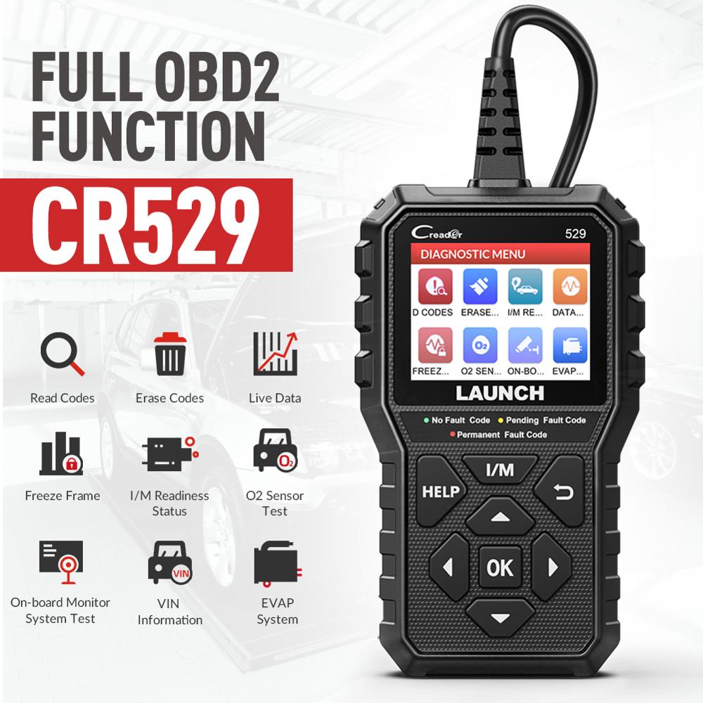 New CR529 OBD2 Car Scanner Auto Scan Tool Fault Code Reader Engine Check AutoScanner OBDII OBD Automotive Diagnostic Tool
New CR529 OBD2 Car Scanner Auto Scan Tool Fault Code Reader Engine Check AutoScanner OBDII OBD Automotive Diagnostic Tool