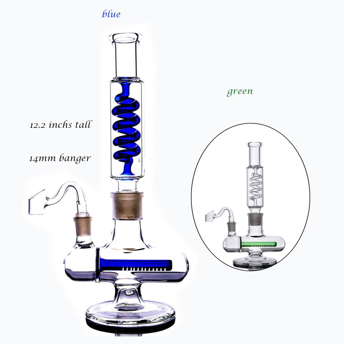 12.2 inchs Hookahs Freezable Coil Bong Waterpipes Smoke Cigarette Thick Glass Water Bongs Oil Rigs Chicha With 14mm banger
12.2 inchs Hookahs Freezable Coil Bong Waterpipes Smoke Cigarette Thick Glass Water Bongs Oil Rigs Chicha With 14mm banger