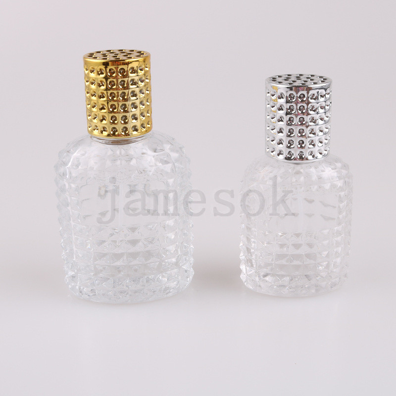 Portable Glass Perfume Spray Bottles 30ml/50ml Empty Cosmetic Containers Atomizer Bottle For Outdoor Travel Perfume Bottles DA164