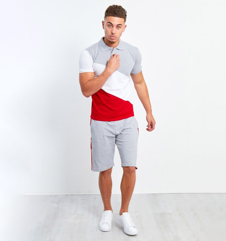 2020 New Men's Striped Stitching Tracksuit Hip-hop Mens Muscle Workout Clothes European and American Style Men Polo Shirt Suit Size -3XL, Black
2020 New Men's Striped Stitching Tracksuit Hip-hop Mens Muscle Workout Clothes European and American Style Men Polo Shirt Suit Size -3XL, Black