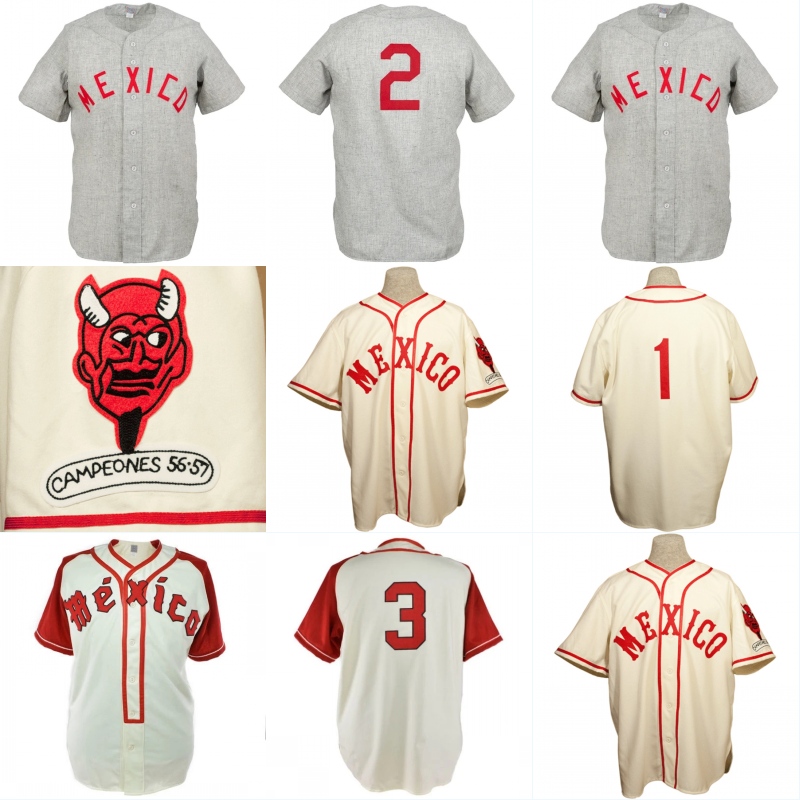 Mexico City Red Devils 1957 Home 1964 Road Jersey Mexico Diablos Rojos 1953 Home Jersey Men Women Youth Baseball Jerseys Double Stitched, White your name your number
Mexico City Red Devils 1957 Home 1964 Road Jersey Mexico Diablos Rojos 1953 Home Jersey Men Women Youth Baseball Jerseys Double Stitched, White your name your number