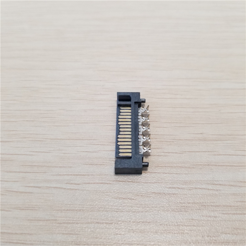 10pcs/lot 15pin SATA Connectors Male Soldering Plug Socket Jack Connector PC Computer MOD DIY