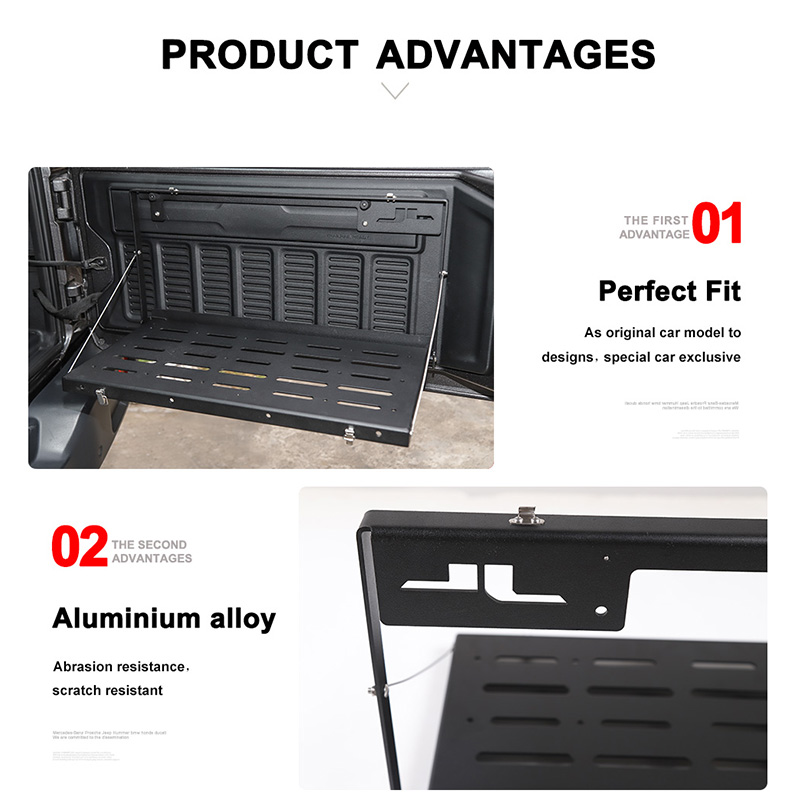 Car Tail Door Rack For Jeep Wrangler JL 2018-2025 Factory Outlet High Quatlity Auto Internal Accessories