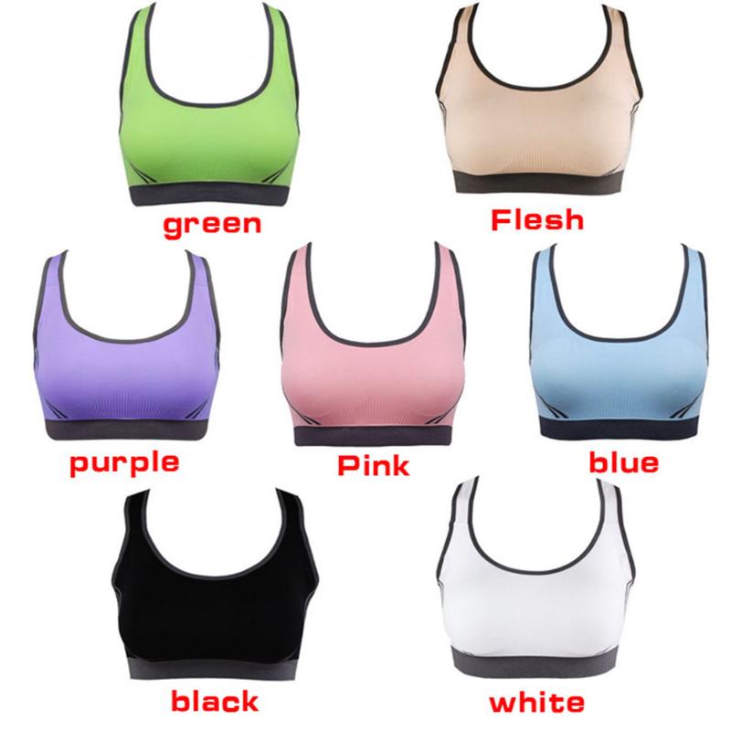 Women Sport Bra Running Wireless Apparel Workout Tank Top Push-up Seamless Cross Yoga Breathable Gym Bra Sujetador Deportivos, Blue 
Women Sport Bra Running Wireless Apparel Workout Tank Top Push-up Seamless Cross Yoga Breathable Gym Bra Sujetador Deportivos, Blue