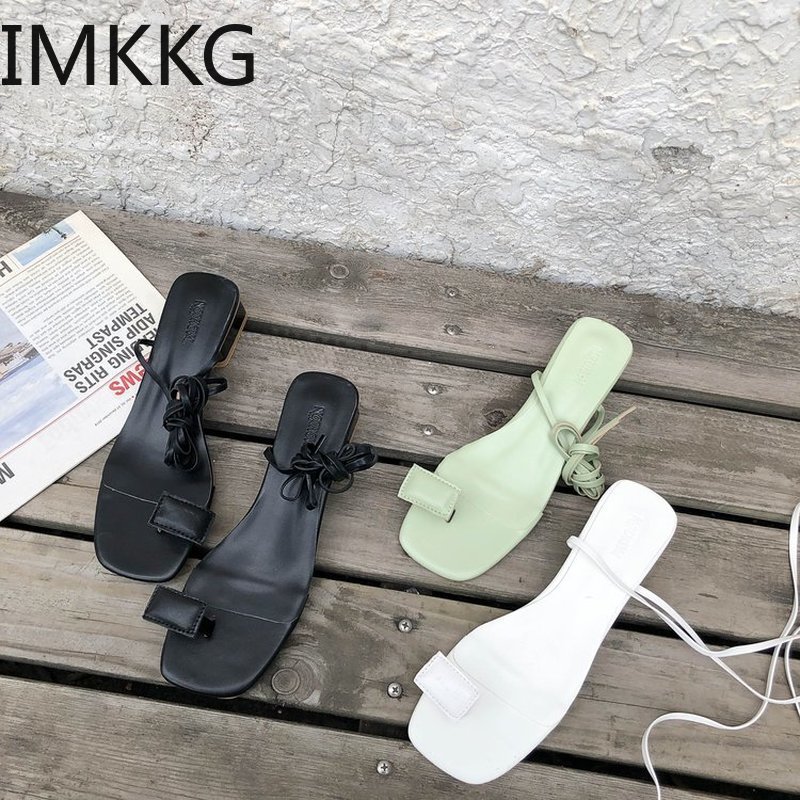 Summer Sandals Women Sandals Square Heel Ladies Outdoor Slippers Strap Open Toe Shoes simple narrow band slides house slippers, Black
Summer Sandals Women Sandals Square Heel Ladies Outdoor Slippers Strap Open Toe Shoes simple narrow band slides house slippers, Black